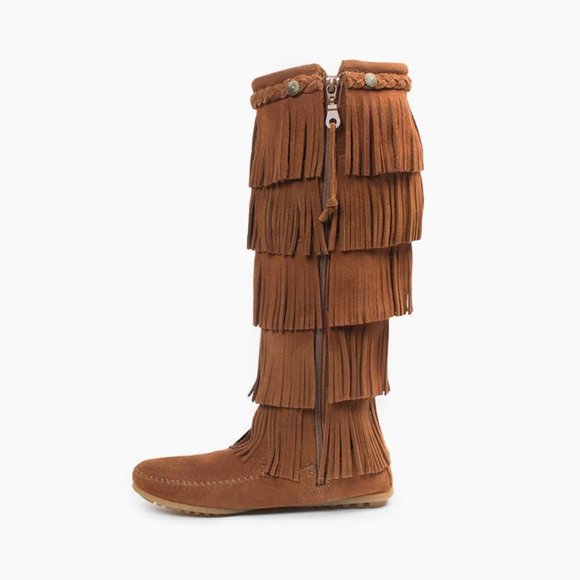 Minnetonka 5-Layer Fringe Boot - Picture 5 of 5